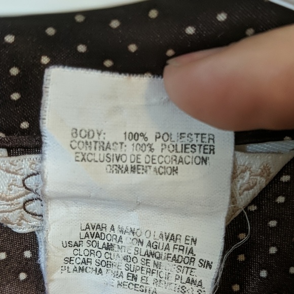 Speechless Vintage Polka Dotted Polyester Dress - Picture 6 of 6